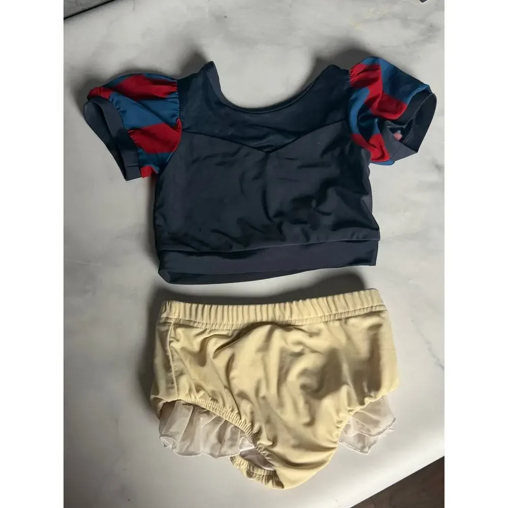 Set of TWO Only Little Once Swimsuits Size 4/5 - Snow White/Pocahontas-Inspired